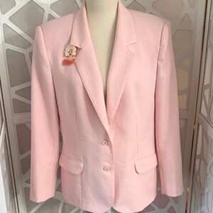 Leslie Fay Soft Pink Blazer
